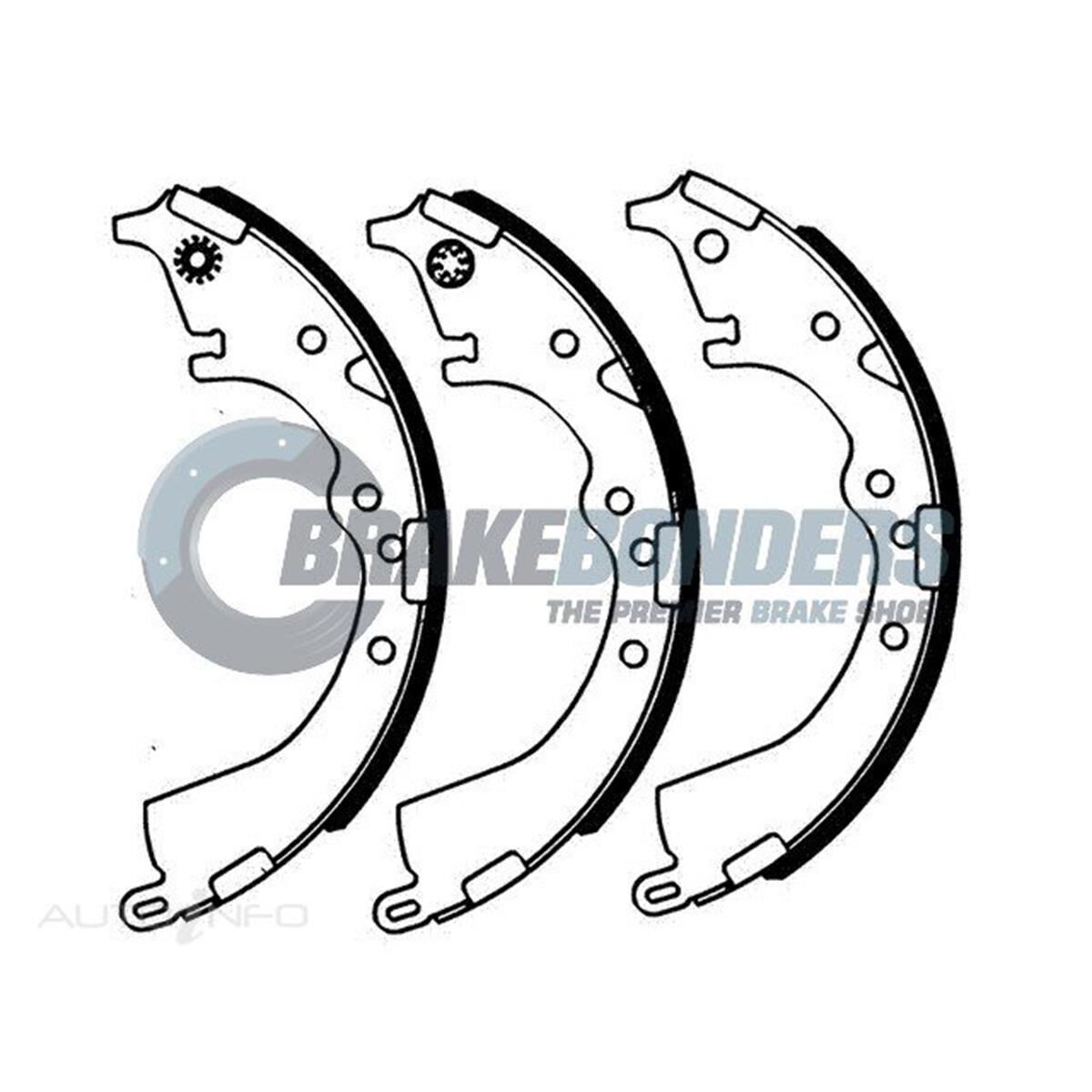 Brake Shoes - Toyota 254mm, , scaau_hi-res