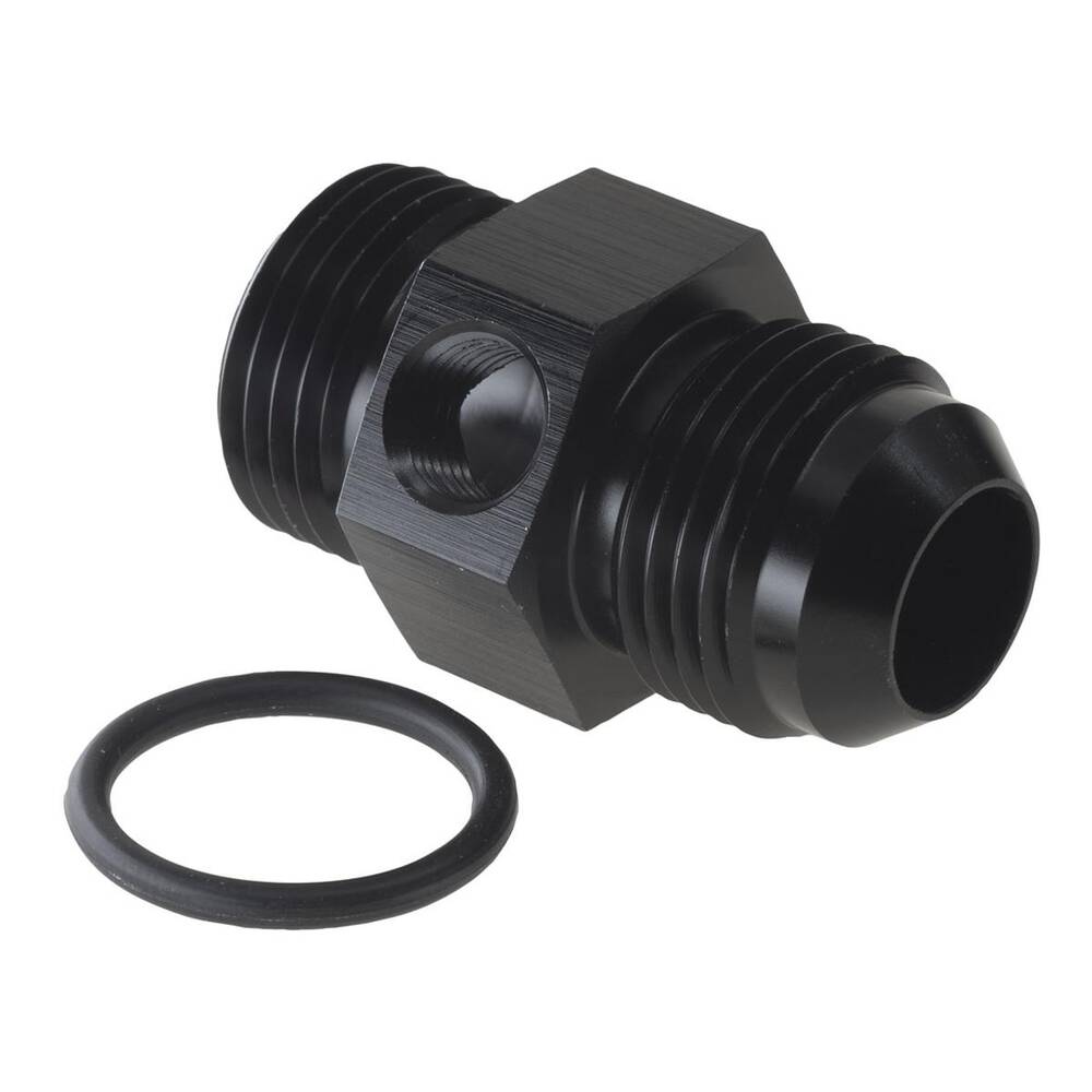 Raceworks RWF-806-10BK 10AN JIC Male Aluminum Hex Flare Plug – Black – Universal