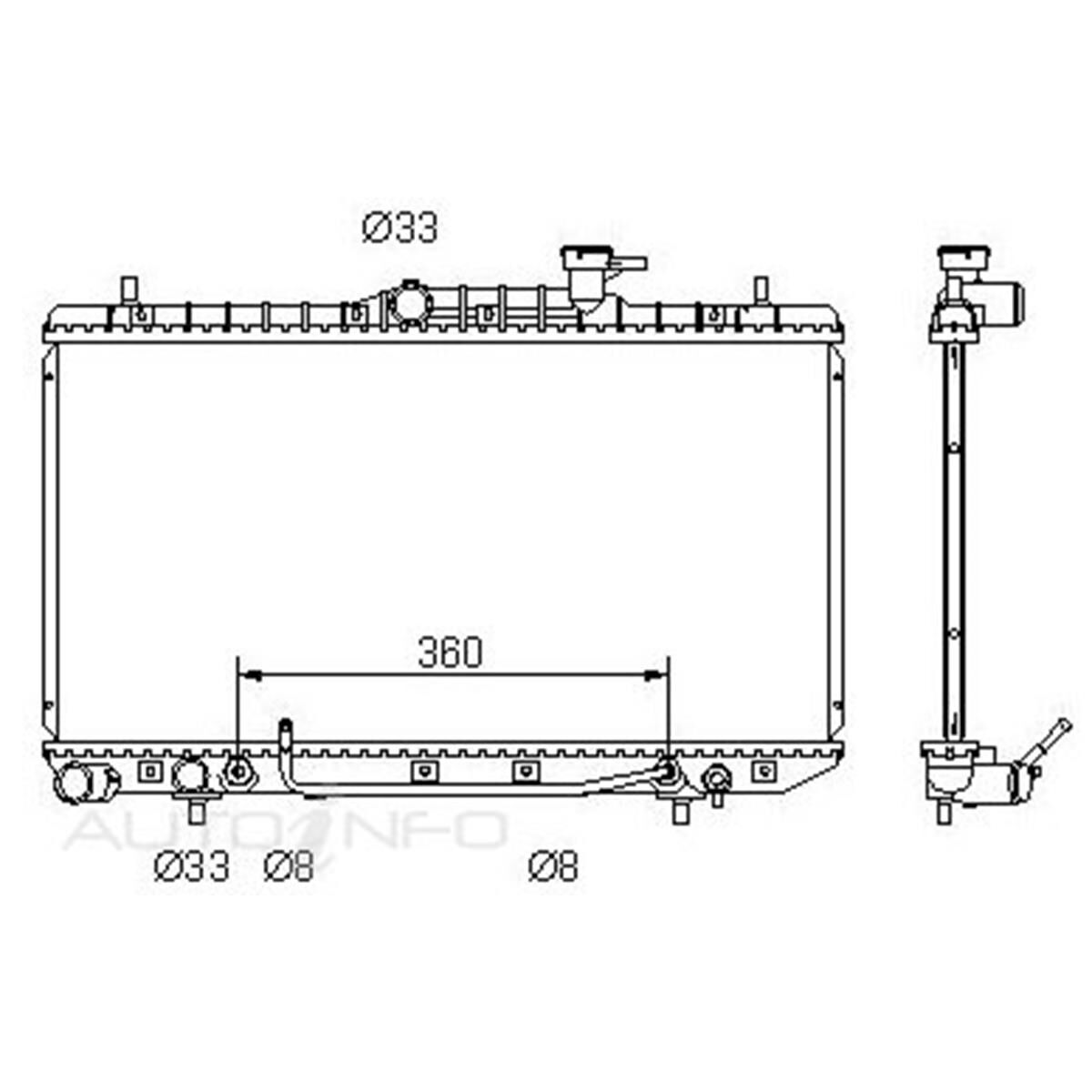 PTX RADIATOR HYUNDAI ACCENT 00-02, , scaau_hi-res