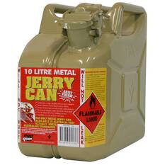 METAL JERRY CAN 10L DIESEL OLIVE YELLOW CARTON QTY 4, , scaau_hi-res