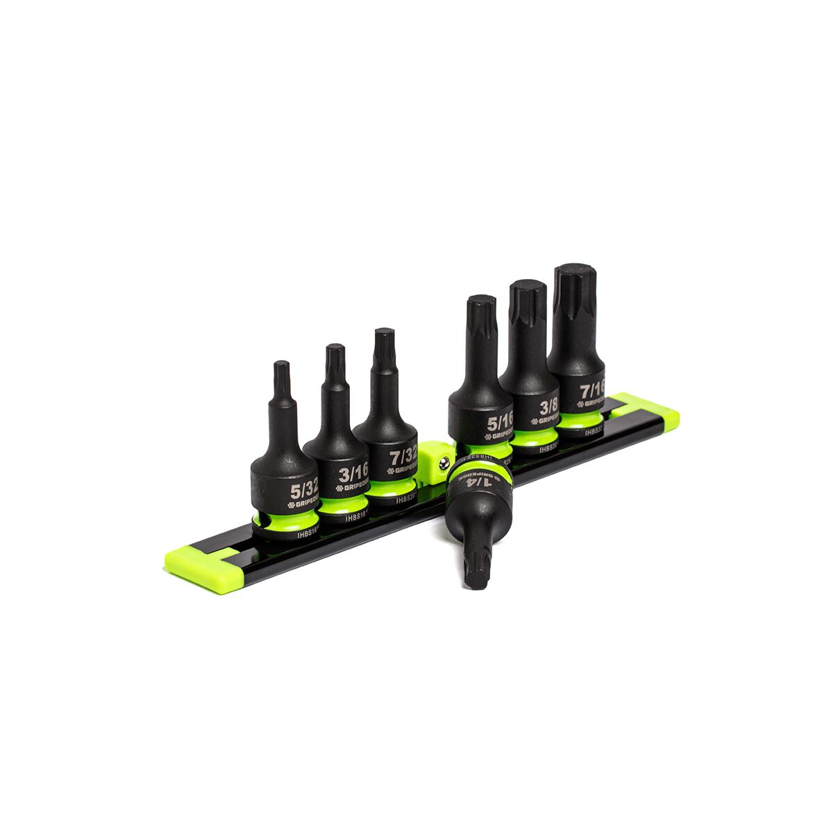 GRIPEDGE 3/8DR SAE IMPACT HEX DR SET 7PC, , scaau_hi-res