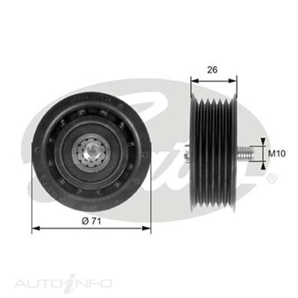 36261 DRIVEALIGN IDLER PULLEY, , scaau_hi-res