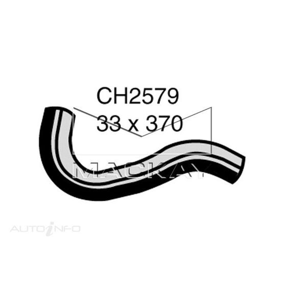 Radiator Upper Hose  - FORD COURIER PD - 2.5L I4  DIESEL - Manual & Auto, , scaau_hi-res