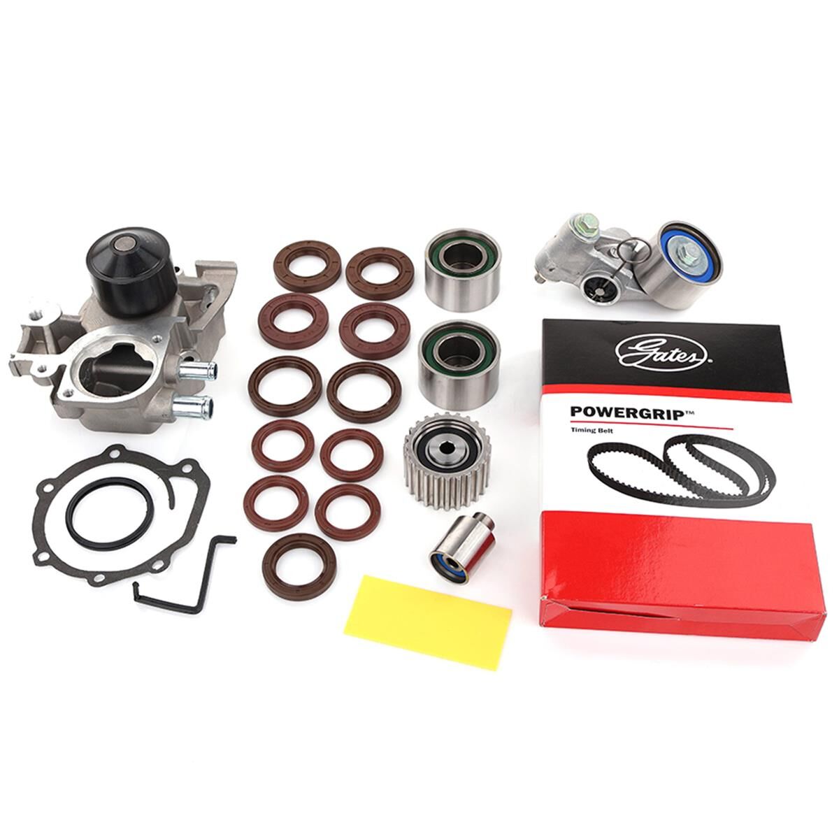 ENGINE TIMING KIT WITH HYDRAULIC TENSIONER & WATER PUMP, , scaau_hi-res