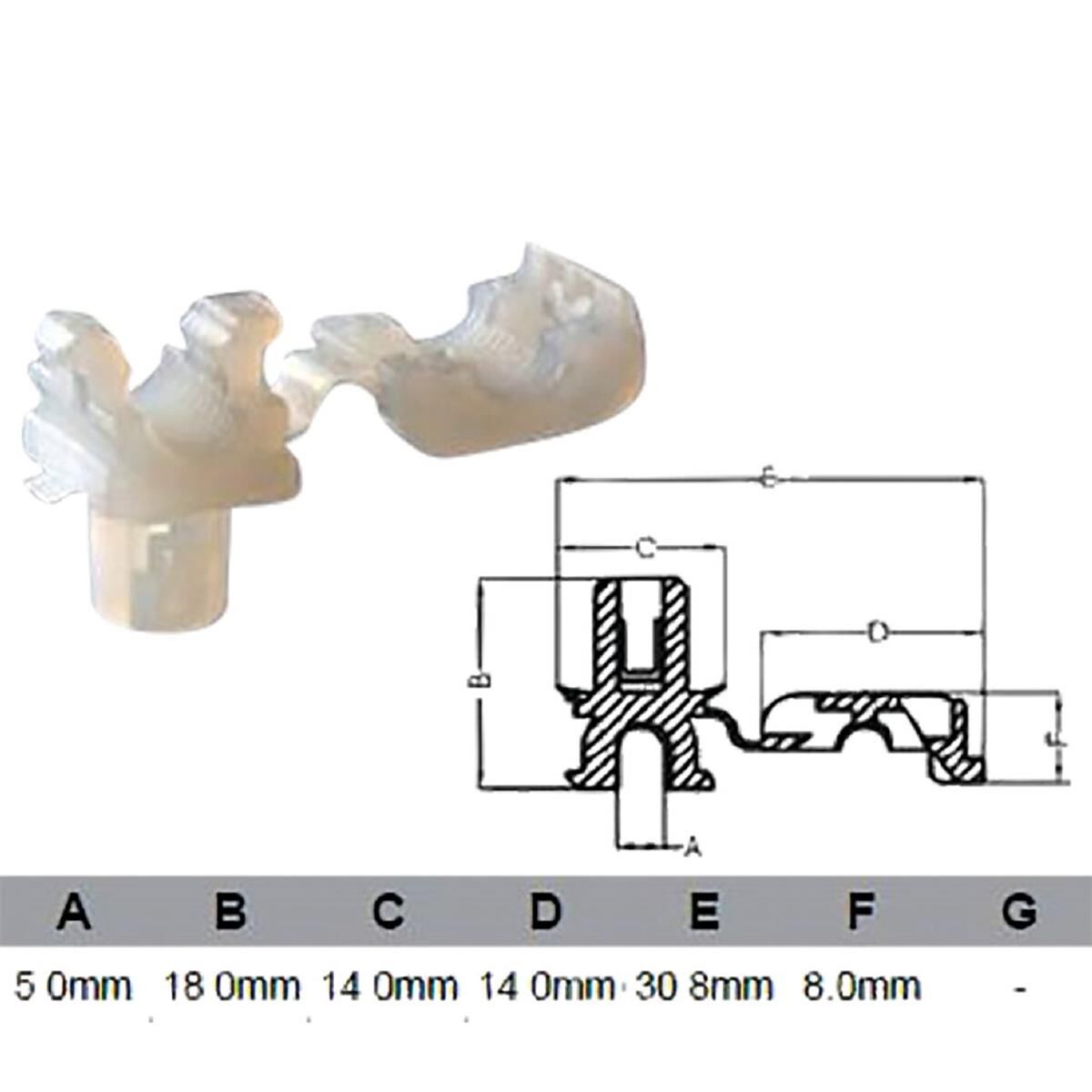 PKT 10 DOOR LOCK CLIP, , scaau_hi-res