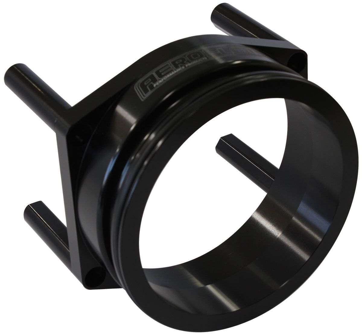 95MM CABLE THROTTLE ADAPTER INTERCOOLER CLAMP 4 INCH BLACK, , scaau_hi-res