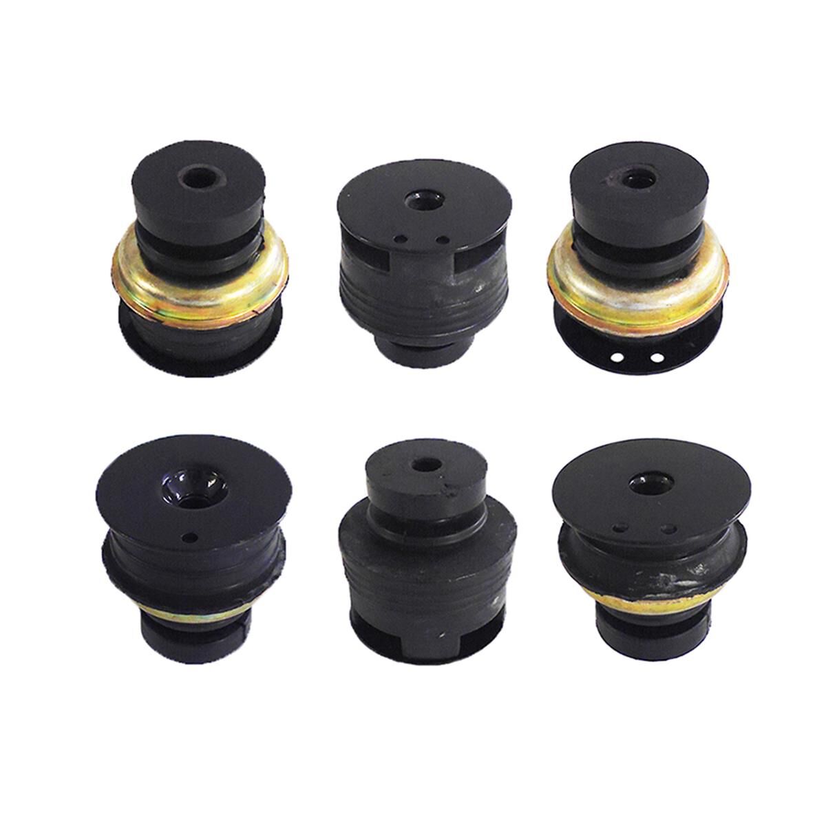 NISSAN PATROL Y60 GQ COIL CAB BODY MOUNT KIT (6 PCS), , scaau_hi-res