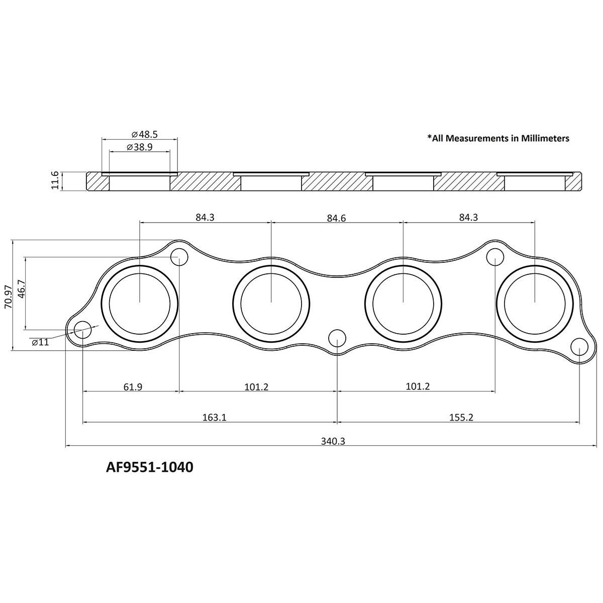 HONDA K SERIES HEADER FLANGE CNC MACHINED K20 K24, , scaau_hi-res