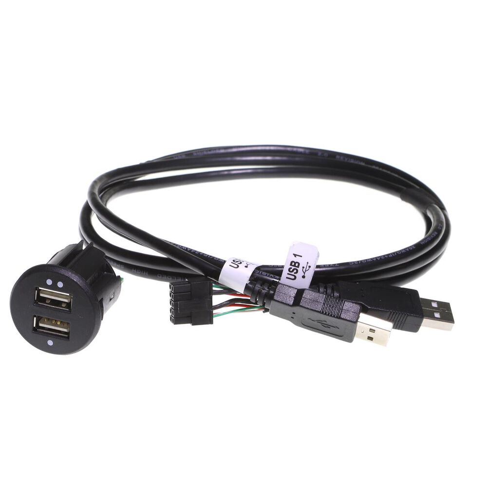 Aerpro Dual Usb Charge/Data Socket Replacement Cigarette Lighter Socket