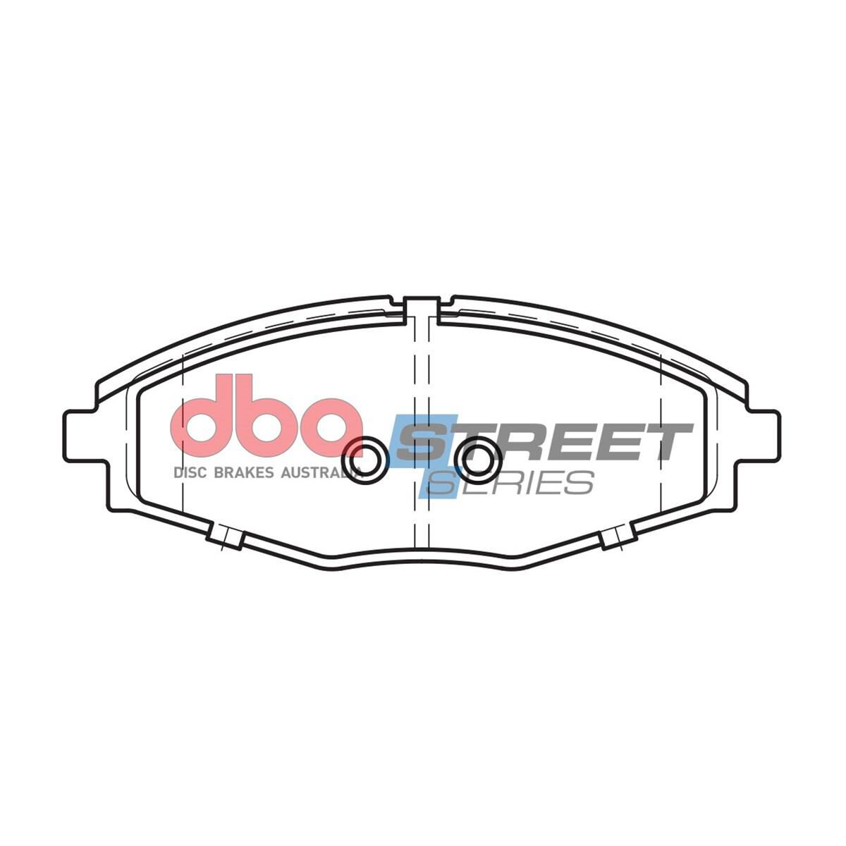 DBA SS STREET SERIES BRAKE PADS [ Daewoo Lanos & Matiz 1997-2004 F ], , scaau_hi-res