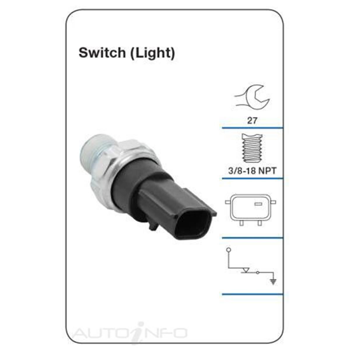 TRIDON OIL PRESSURE SWITCH (LIGHT), , scaau_hi-res