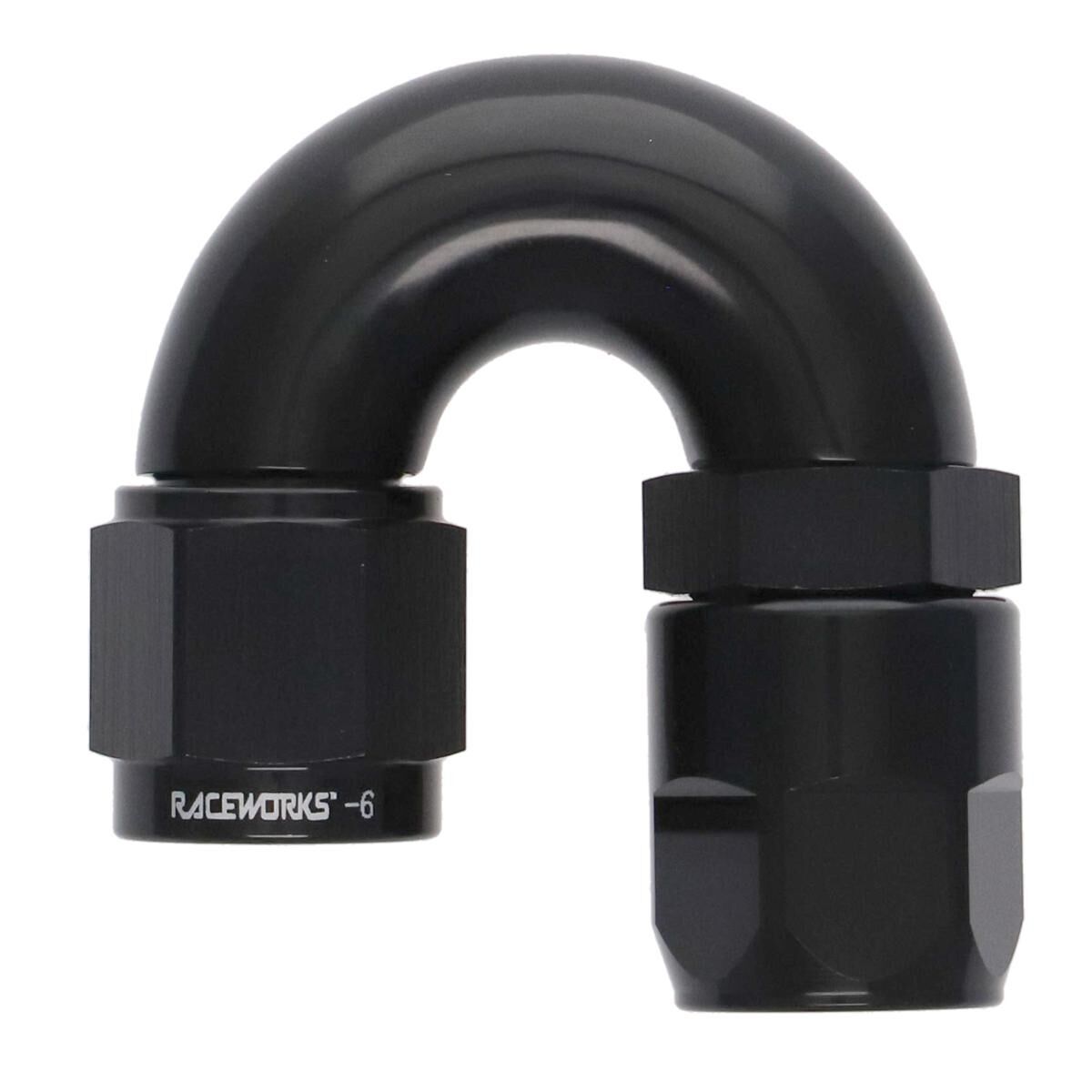 TEFLON HOSE FITTING AN-6 180 DEG, , scaau_hi-res
