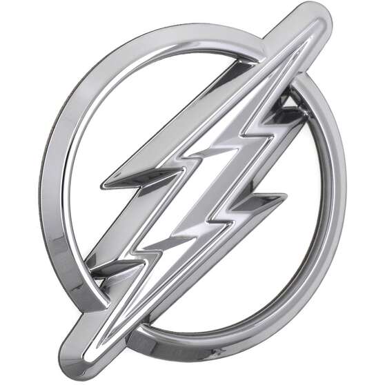 DC THE FLASH 3D CAR EMBLEM (CHROME), , scaau_hi-res