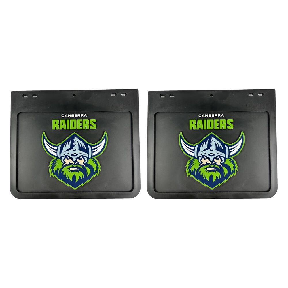 NRL Mudflaps Raiders 250mm Drop X 300mm Width Supercheap Auto
