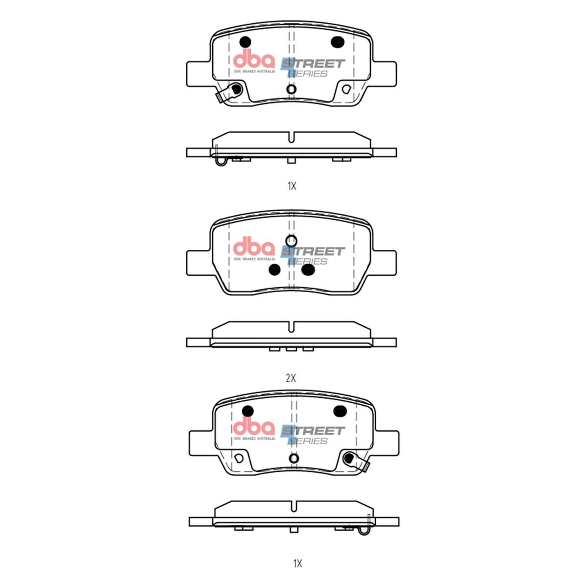DBA STREET SERIES BRAKE PADS, , scaau_hi-res