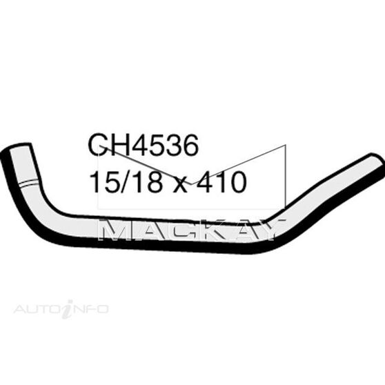 Auto Transmission Oil Cooler Hose (Coolant Hose) - FORD FALCON BF - 4.0L I6  PETROL - Manual & Auto, , scaau_hi-res