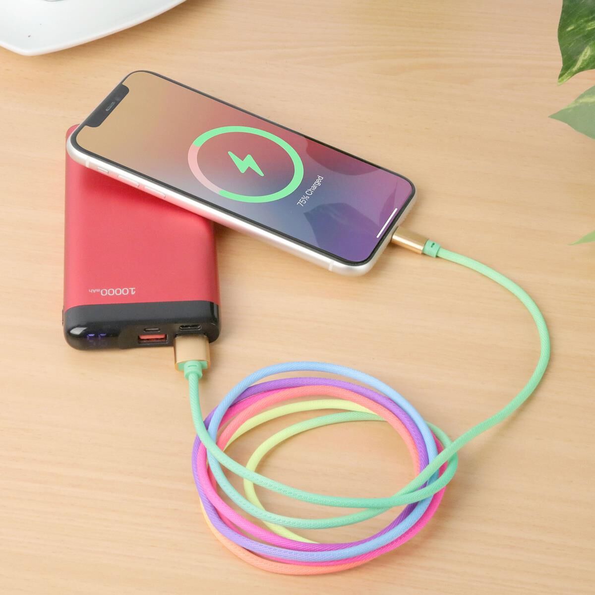 LASER MFI LIGHTNING TO USB-A CABLE 2 PACK &ndash; NYLON BRAIDED, 2M, FAST CHARGE, APPLE CERTIFIED, , scaau_hi-res