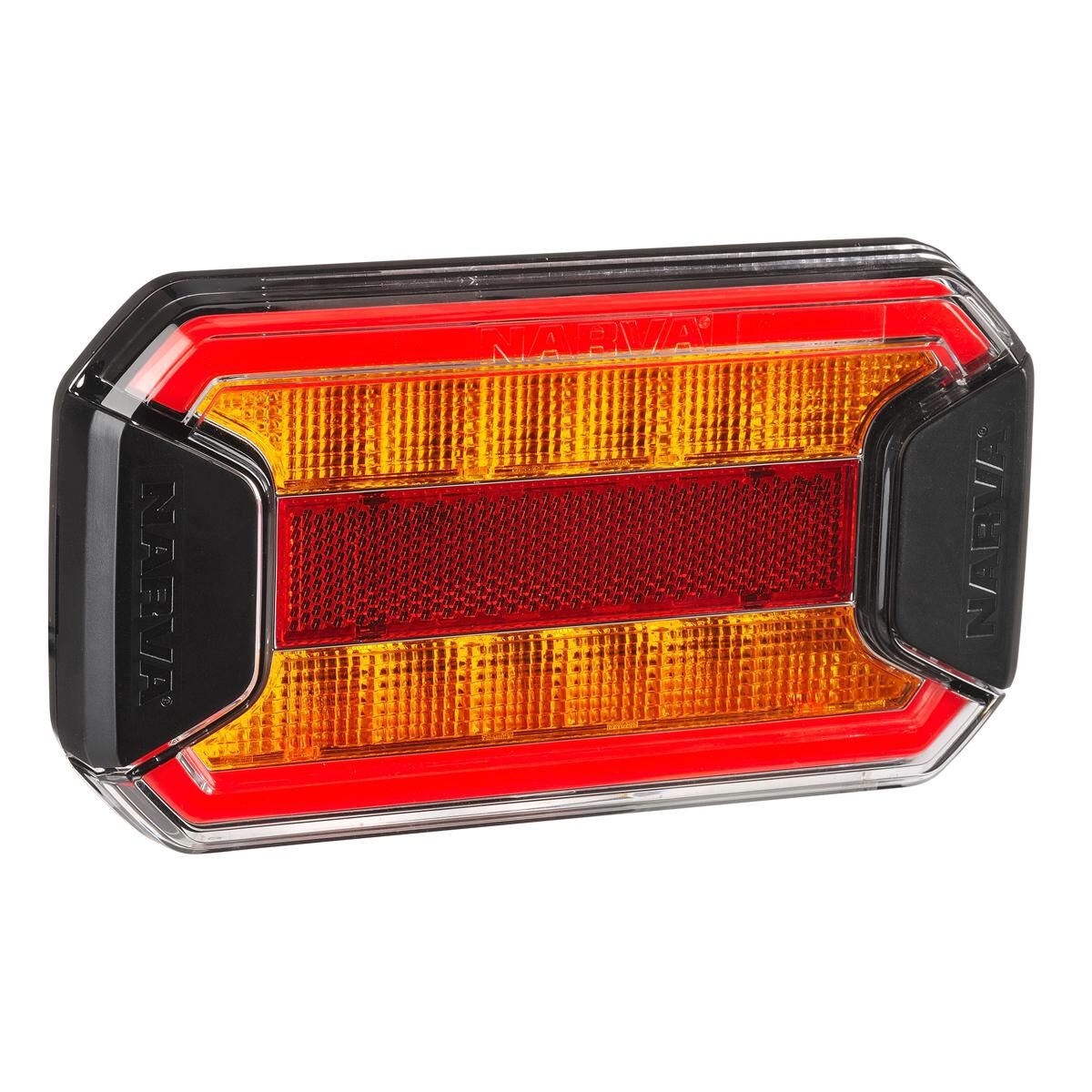 Narva 9-33 Volt LED Tail and Indicator Lamp with In-Built Reflector, Coloured Lens and 0.5m of Hard-Wired Cable, , scaau_hi-res