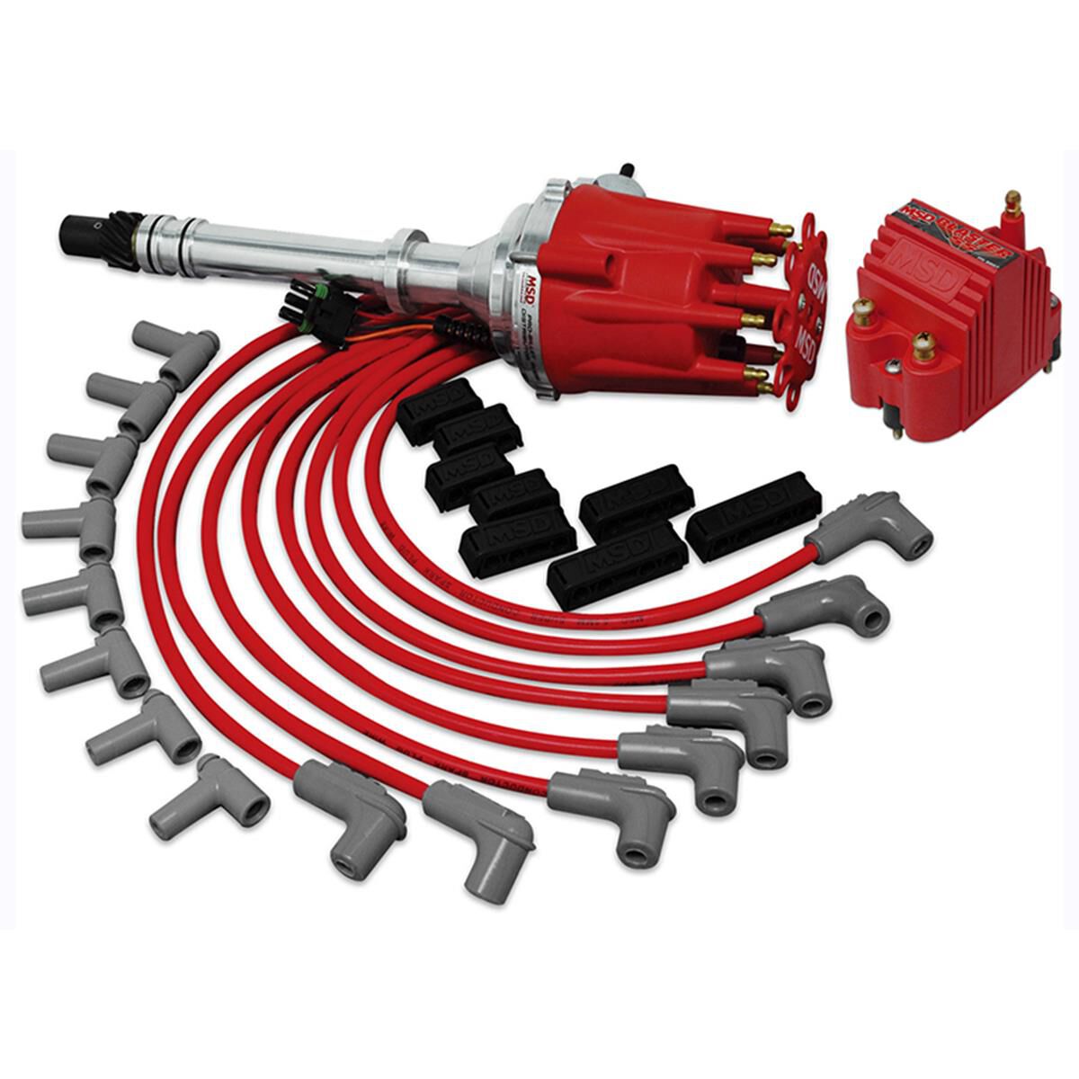 SB BB CHEV READY TO RUN DIST KIT WITH LEADS, COIL &, , scaau_hi-res