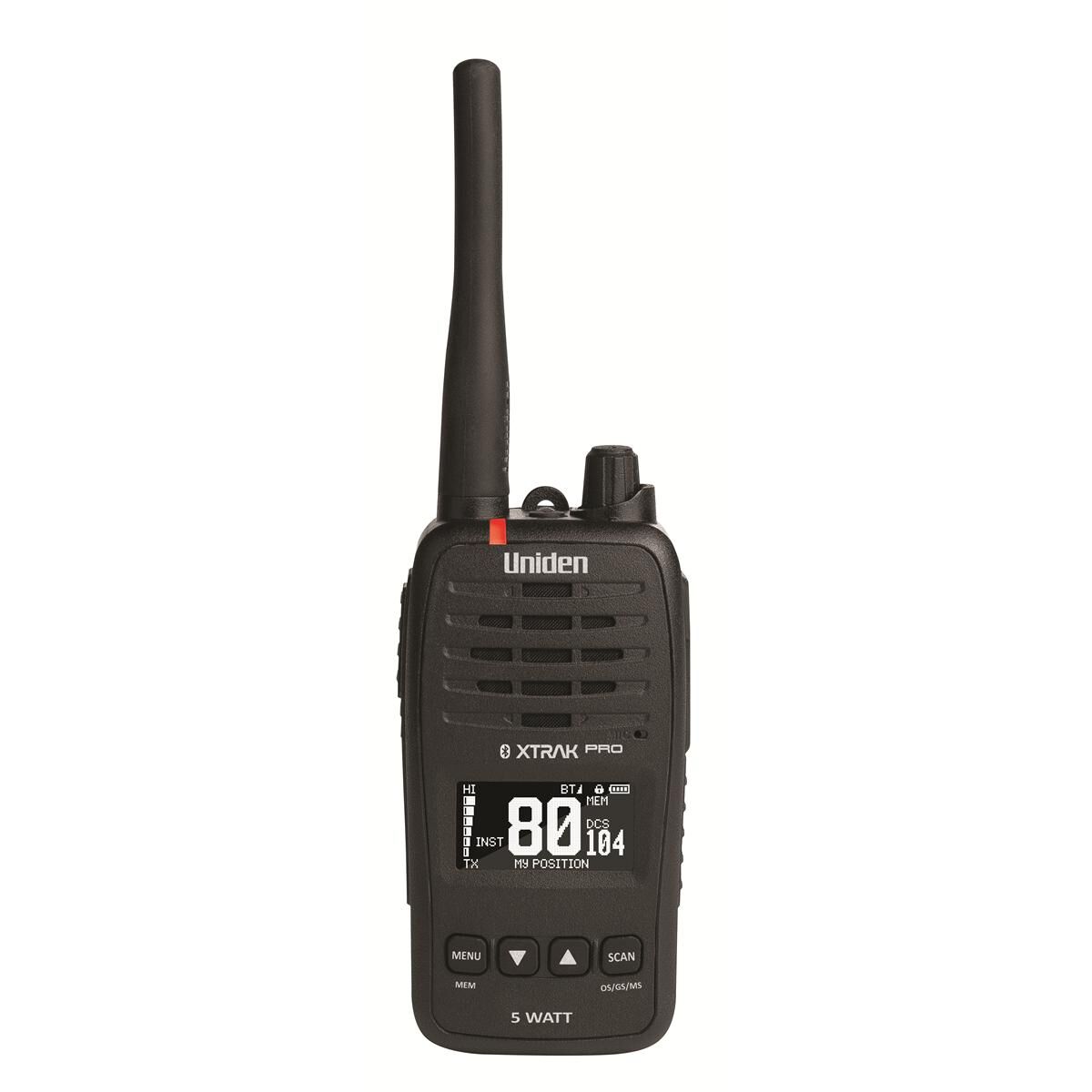 5 Watt Waterproof Smart UHF Handheld Radio with Large OLED Display and Instant Replay Function &ndash; Tradies Packs, , scaau_hi-res
