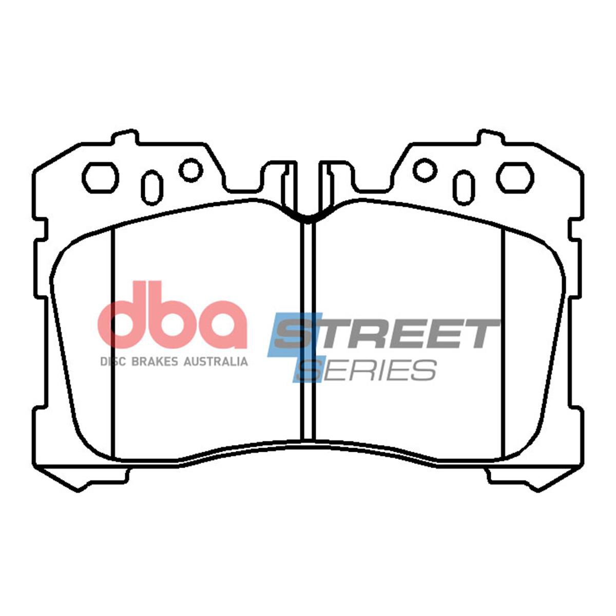 DBA SS STREET SERIES BRAKE PADS [ LEXUS LS460 / LS600 ON F ], , scaau_hi-res