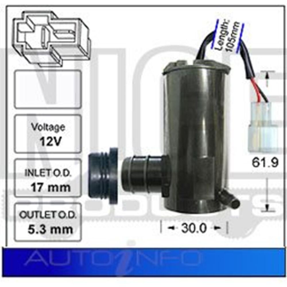 Nice Windscreen Washer Pump NWP110 Supercheap Auto