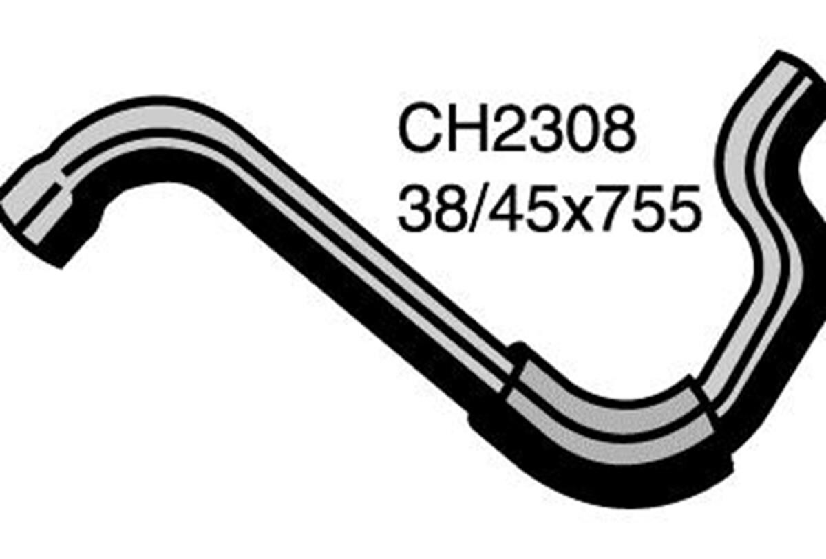 Radiator Upper Hose  - FORD F100 . - 4.9L V8  PETROL - Manual & Auto, , scaau_hi-res
