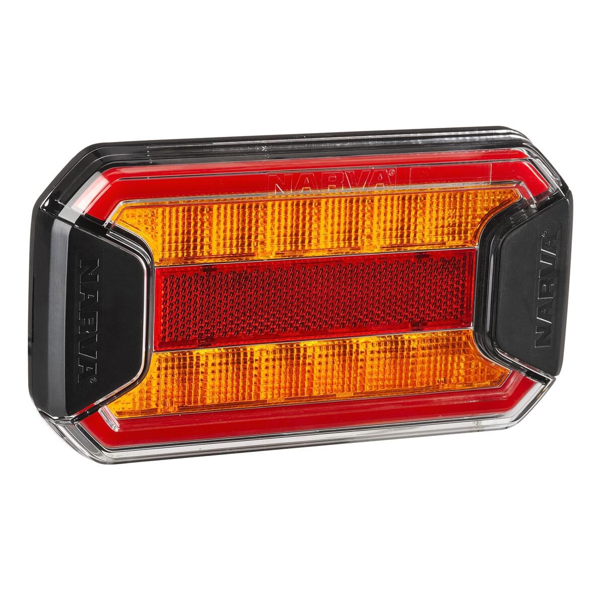 Narva 9-33 Volt LED Tail and Indicator Lamp with In-Built Reflector, Coloured Lens and 0.5m of Hard-Wired Cable, , scaau_hi-res