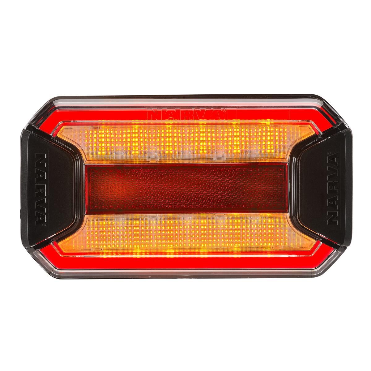 Narva 9-33 Volt LED Tail and Indicator Lamp with In-Built Reflector, Clear Lens and 0.5m of Hard-Wired Cable, , scaau_hi-res