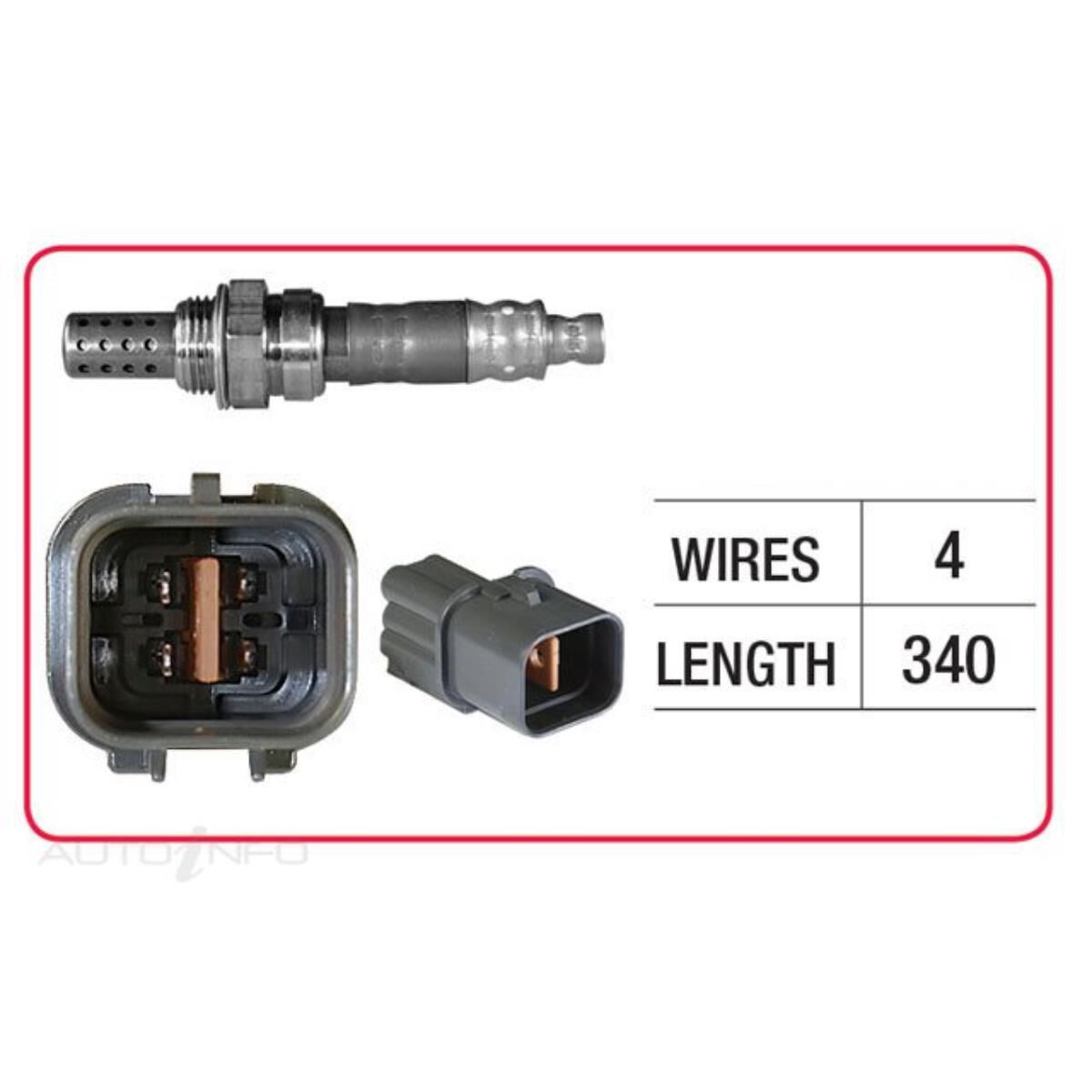 OX SENSOR - MITSUBISHI OUTLANDER 1 & 4 CYL, , scaau_hi-res