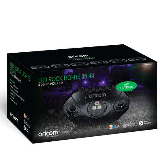 LED ROCK LIGHT 6 PACK RGB, , scaau_hi-res