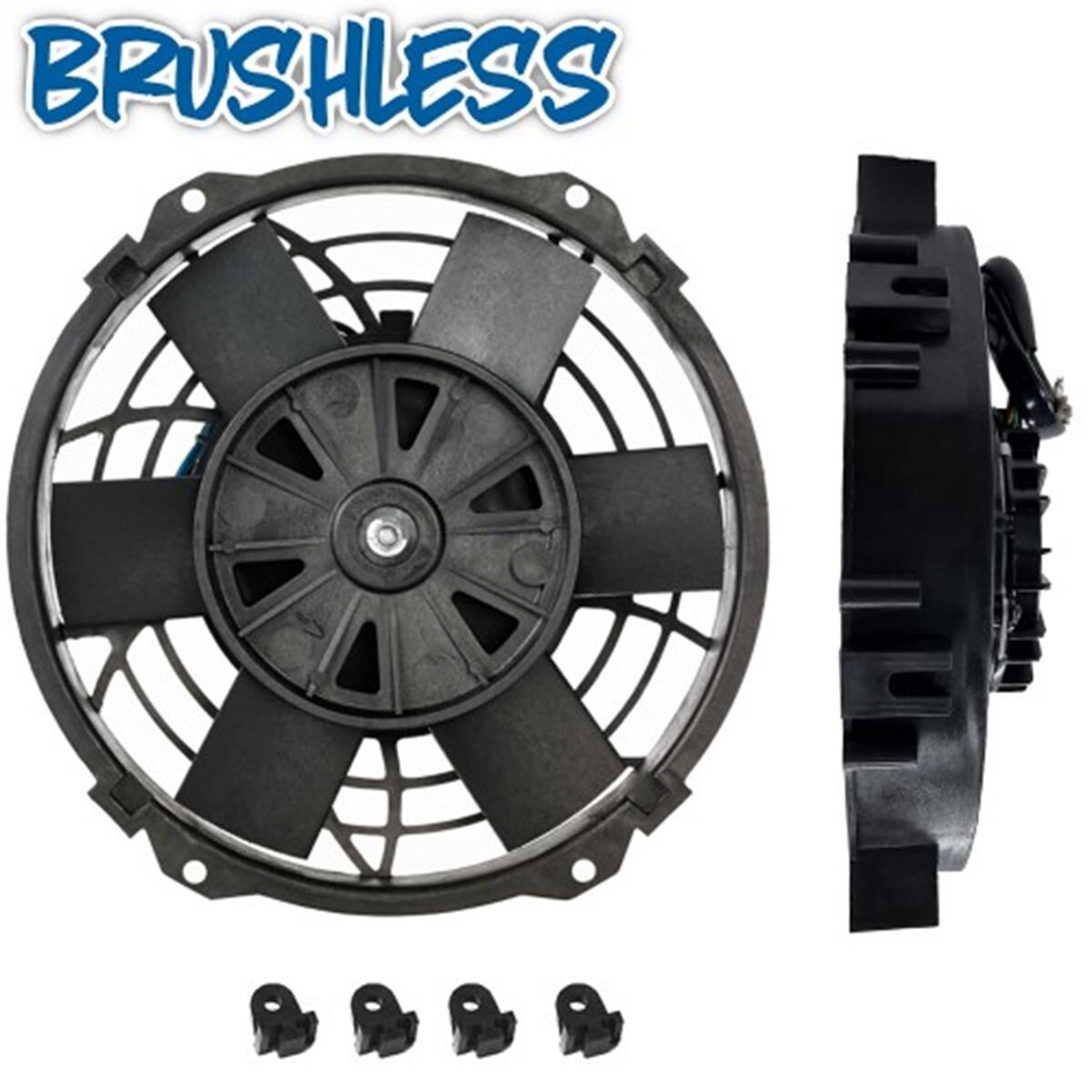 BRUSHLESS 8" THERMATIC ELECTRIC FAN (12V), , scaau_hi-res