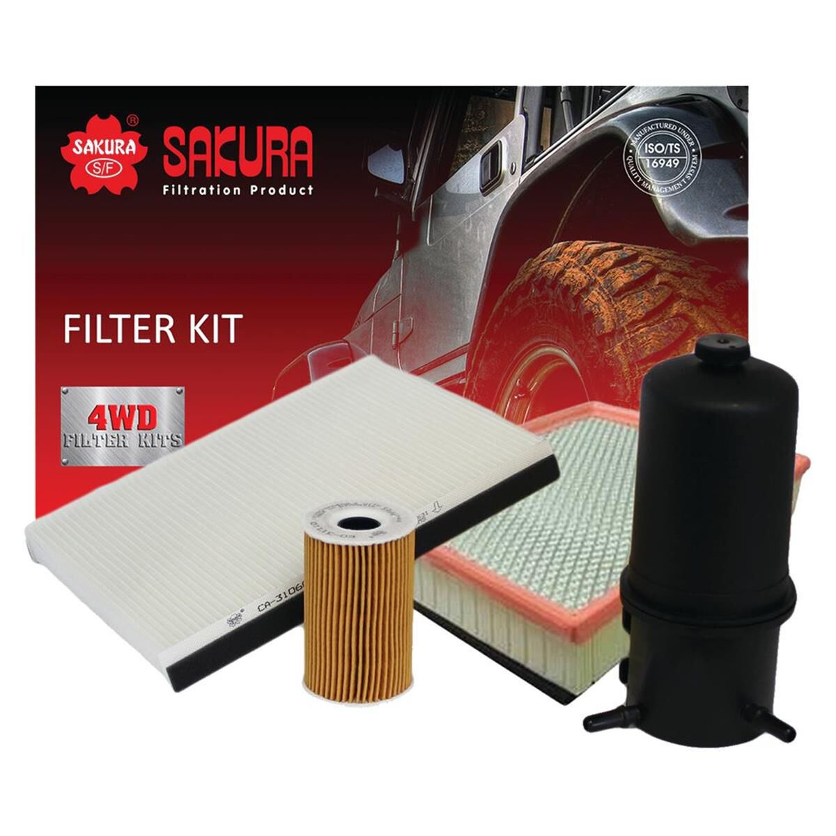 FILTER KIT OIL AIR FUEL CABIN, , scaau_hi-res