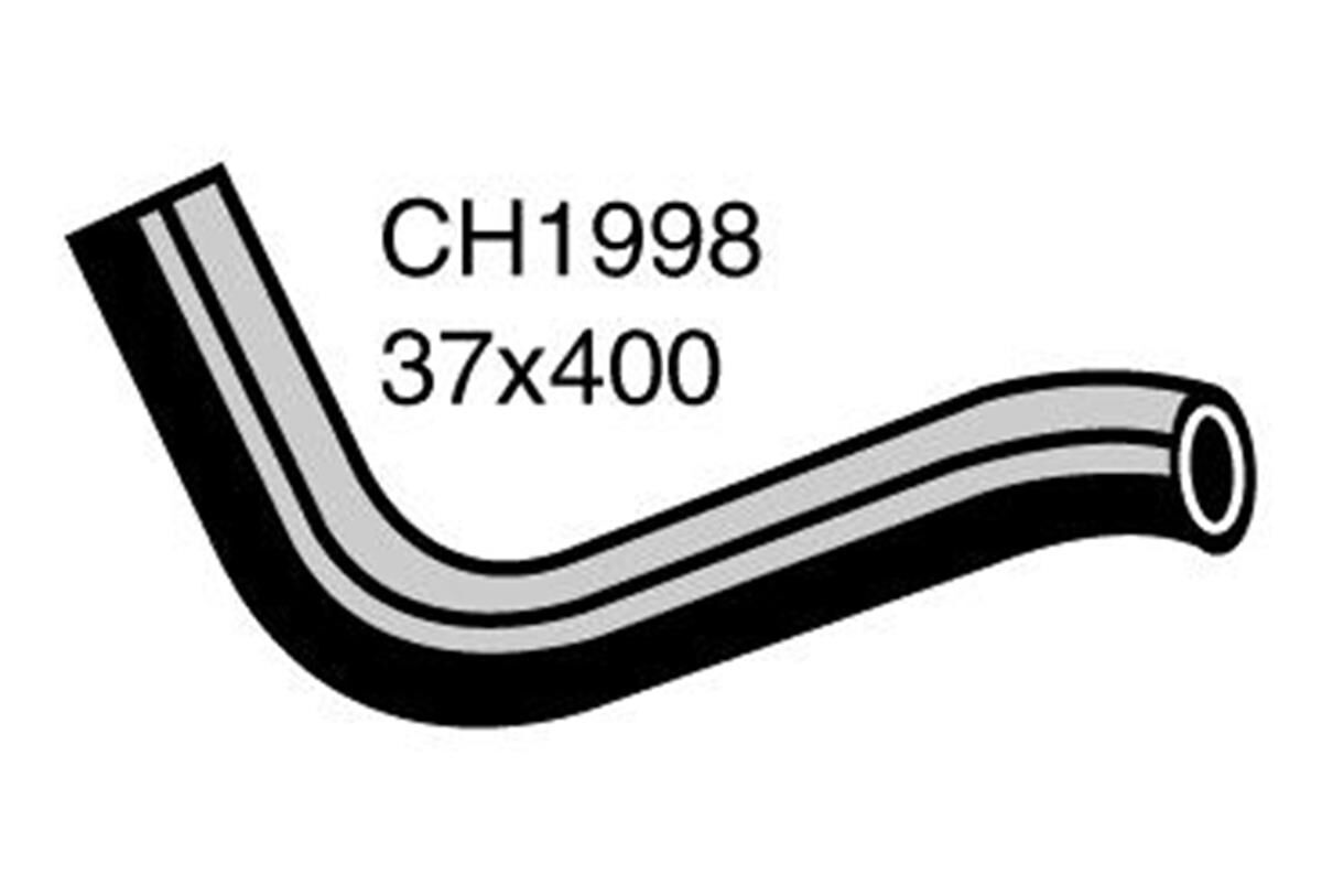 Radiator Upper Hose  - HOLDEN JACKAROO L2, L5 - 3.2L V6  PETROL - Manual & Auto, , scaau_hi-res