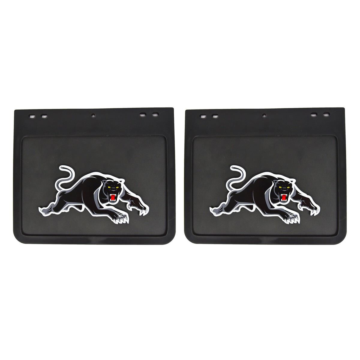 250MM DROP X 300MM WIDTH BLACK MONO MUDFLAP  - PANTHERS, , scaau_hi-res