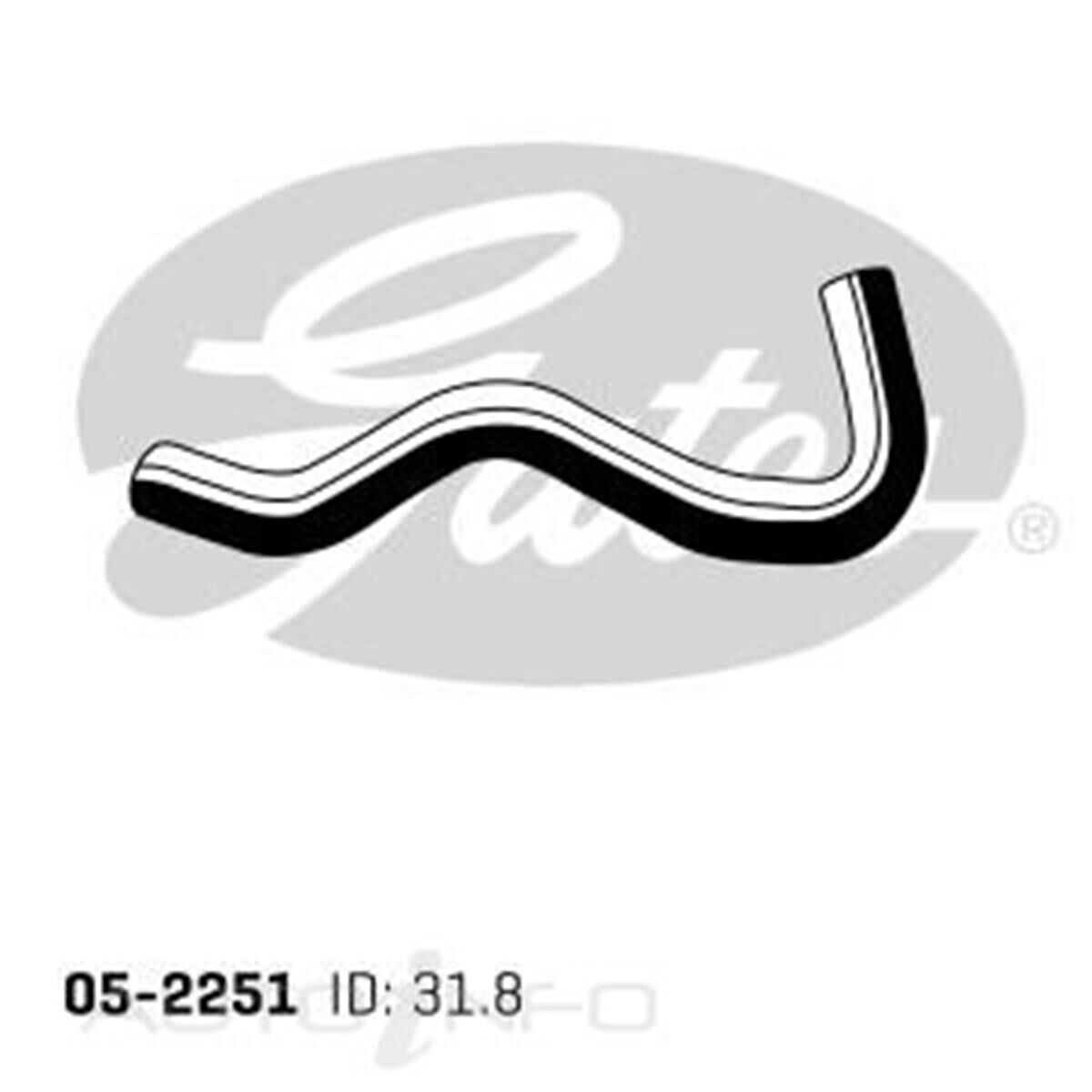 05-2251 GATES RADIATOR HOSE, , scaau_hi-res