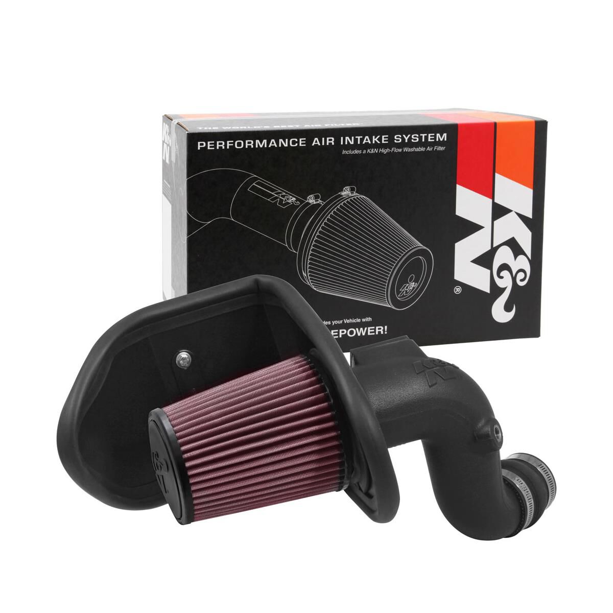 63-3097 K&N PERFORMANCE AIR INTAKE SYSTEM, , scaau_hi-res