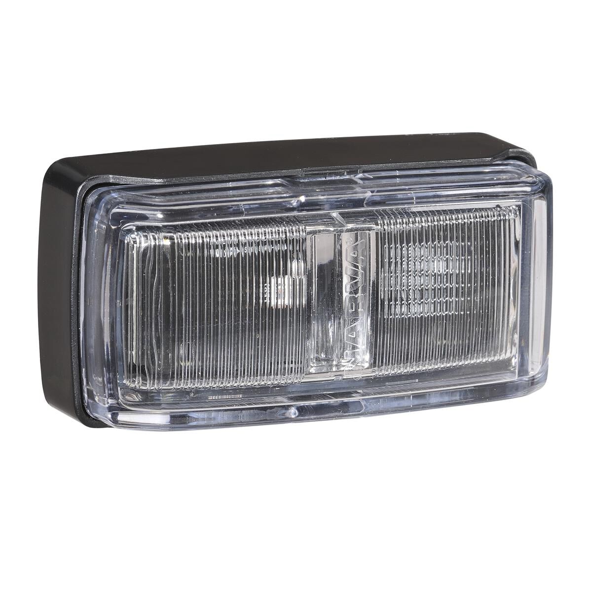 NARVA 9-33V LED SIDE DIRECTIONAL INDICATOR (AMBER) WITH BLACK BASE, CLEAR LENS & 0.5M CABLE - 10 PACK, , scaau_hi-res