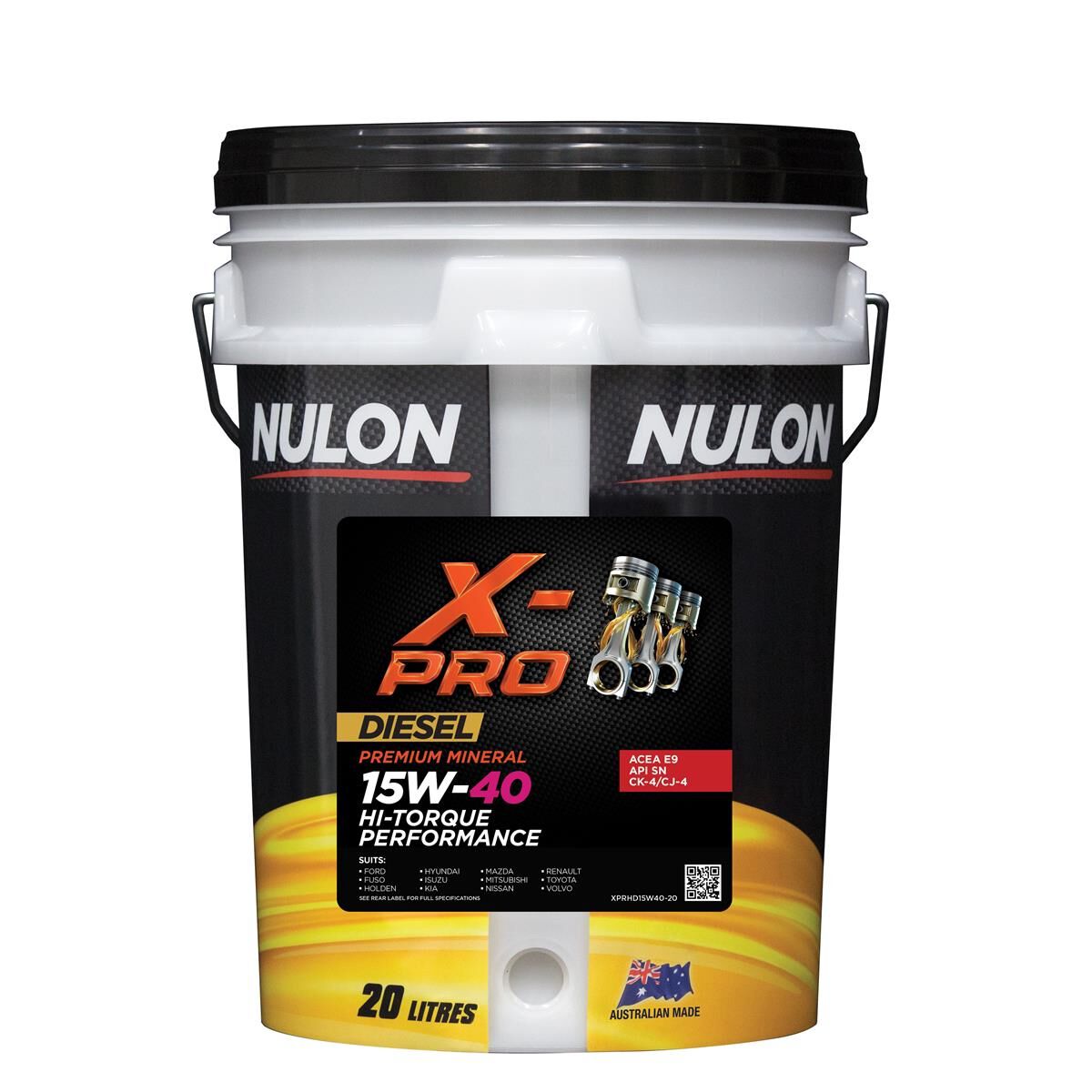 20L NULON X-PRO 15W-40 HI-TORQUE PERFORMANCE, , scaau_hi-res