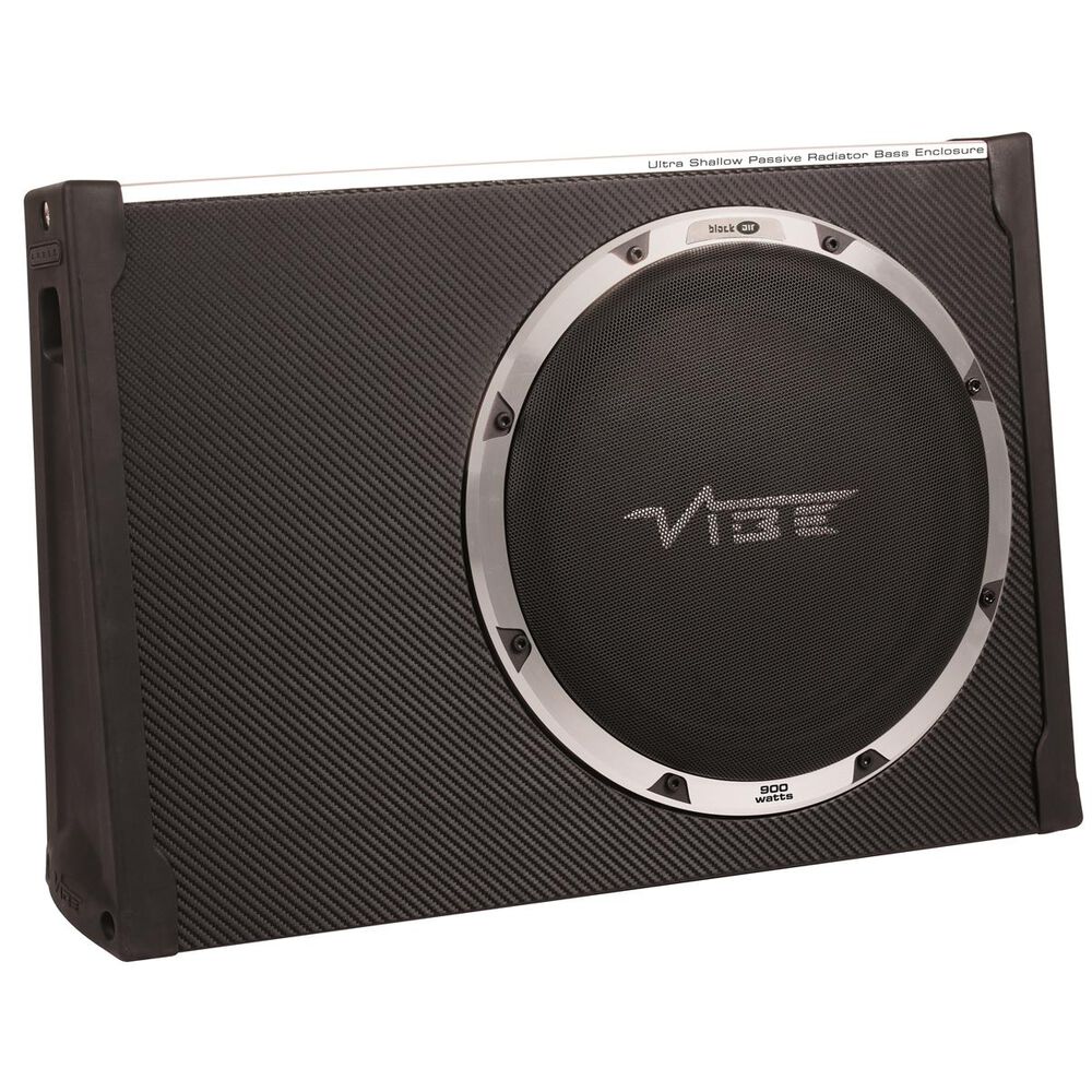 Vibe Bass Enclosure 8" Passive Subwoofer with 12" Ultra Shallow Passive
