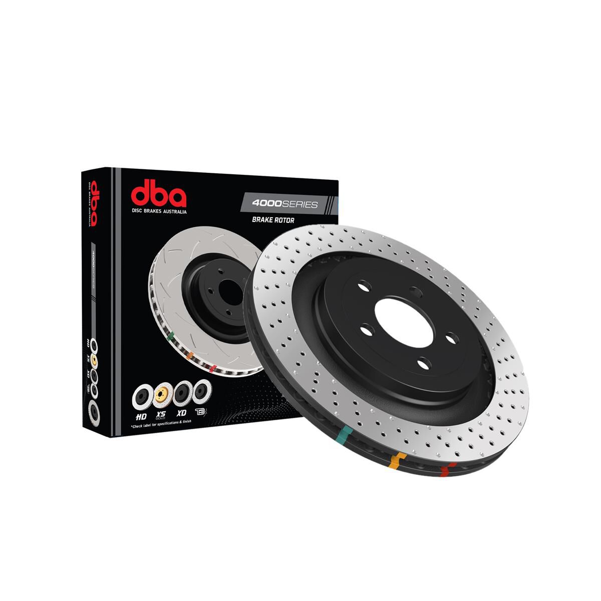 4000 Crossdrilled/Dimpled KP [ Ford Mustang GT 15-> F ], , scaau_hi-res