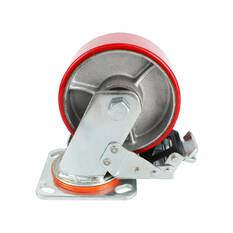 Sunrise Casters 5" H/Duty Swivel Braked, , scaau_hi-res