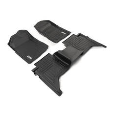 DEEP DISH FLOOR LINERS FOR VOLKSWAGEN AMAROK 2023+ DUAL CAB FULL SET, , scaau_hi-res
