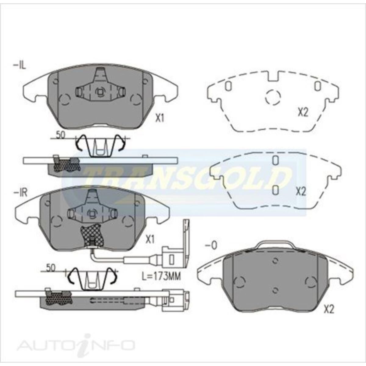 Vw Golf V / Jetta / Passat / Caddy, Audi A3 04-on Front, , scaau_hi-res