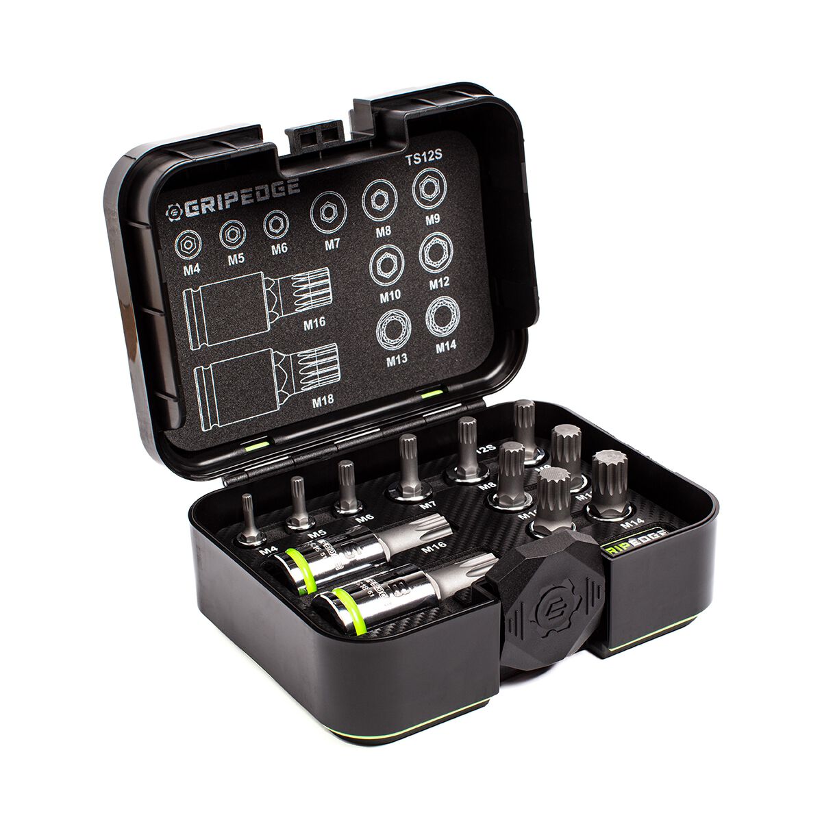 GRIPEDGE TRIPLE SQUARE DRIVER SET 12PC, , scaau_hi-res