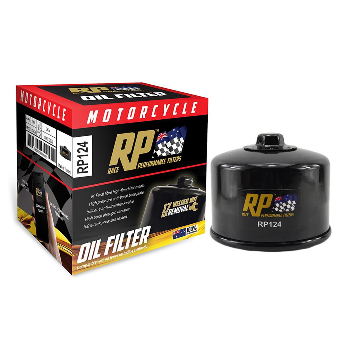 BIKE OIL FILTER RP124, , scaau_hi-res