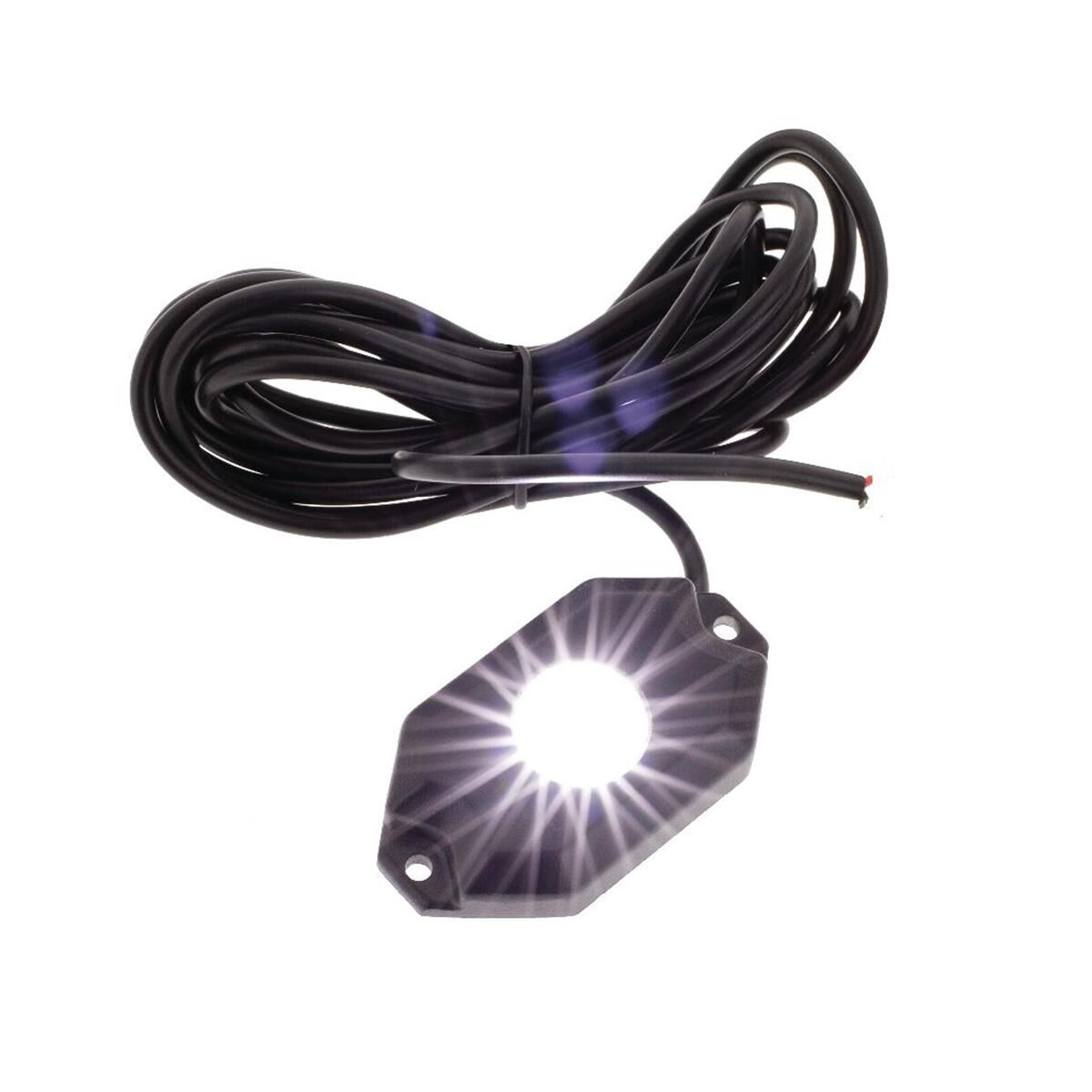 PKT 4 RGBW LED ROCK LIGHT KIT 9-32V 36Watt 120Deg FLOOD BEAM IP68 BLUETOOTH CNTRLLD, , scaau_hi-res