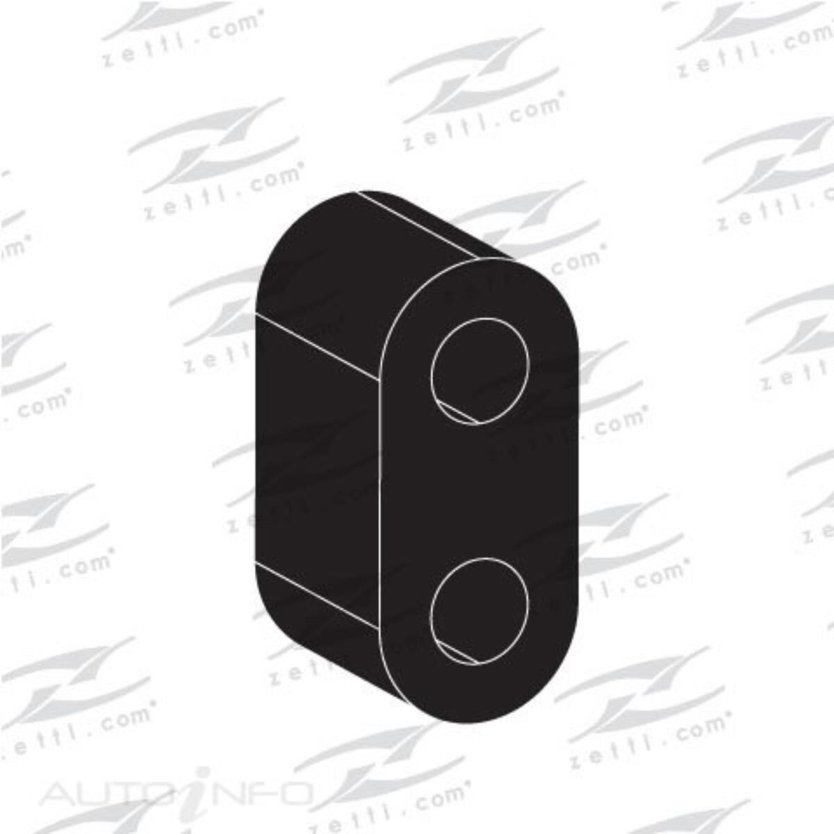 COMMODORE 2 HOLE FRONT RUBBER, , scaau_hi-res