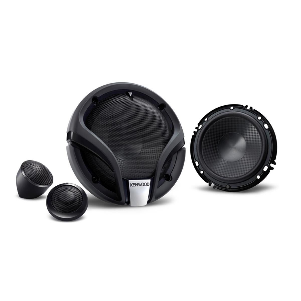 KENWOOD 6" COMPONENT SPEAKERS INLINE X-OVER, , scaau_hi-res