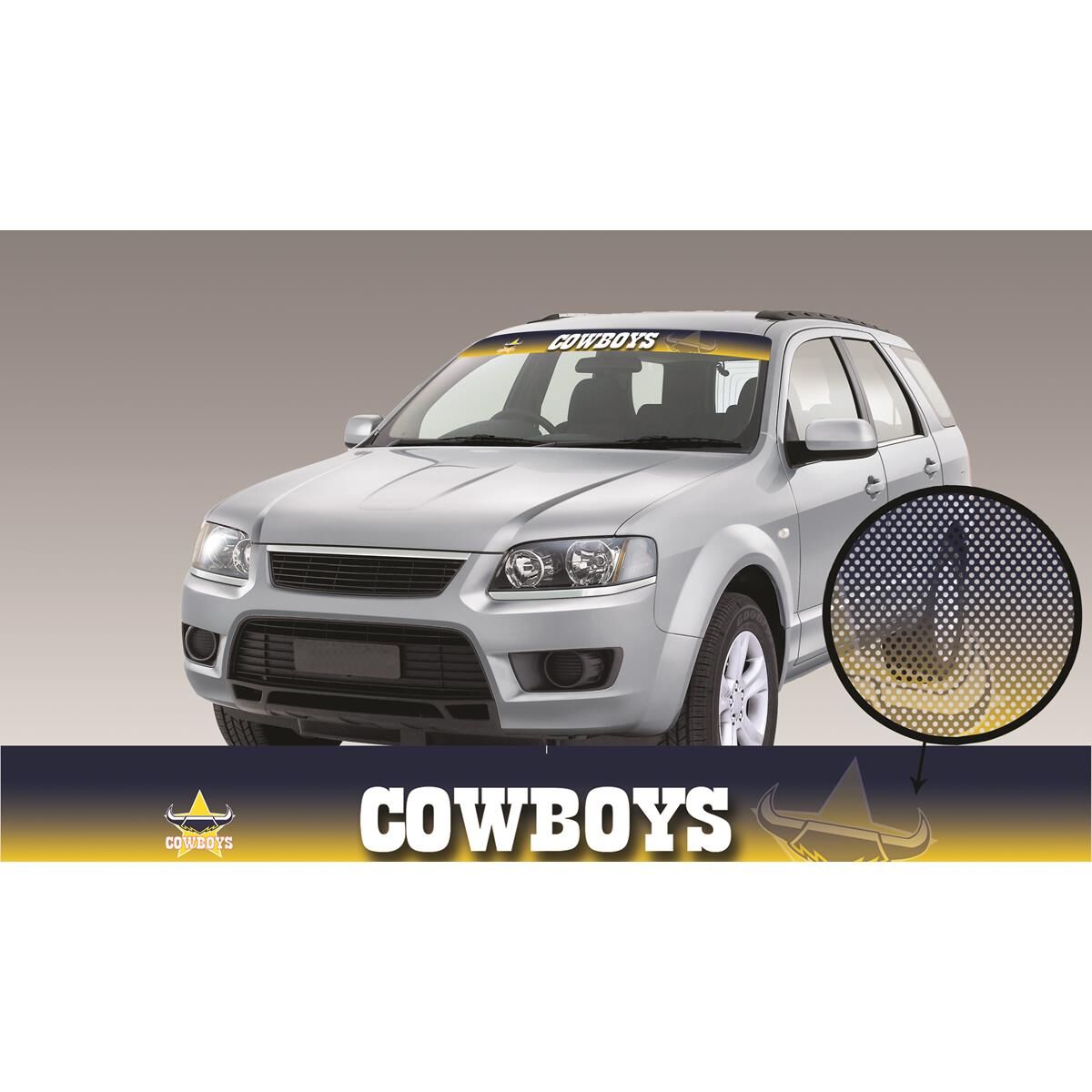 COWBOYS  ITAG SEE-THRU SUN VISOR - RADIANT DESIGN, , scaau_hi-res